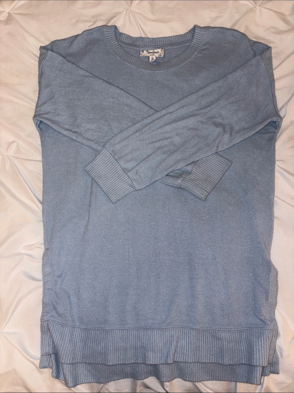 Light Blue Girl’s Crewneck Sweater by Moondance